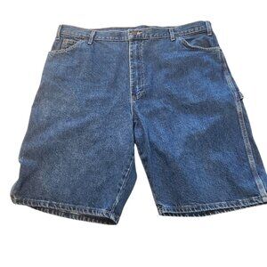 Dickies Denim Carpenter Shorts Relaxed Fit Stretch Skater Mens Size 42 EUC